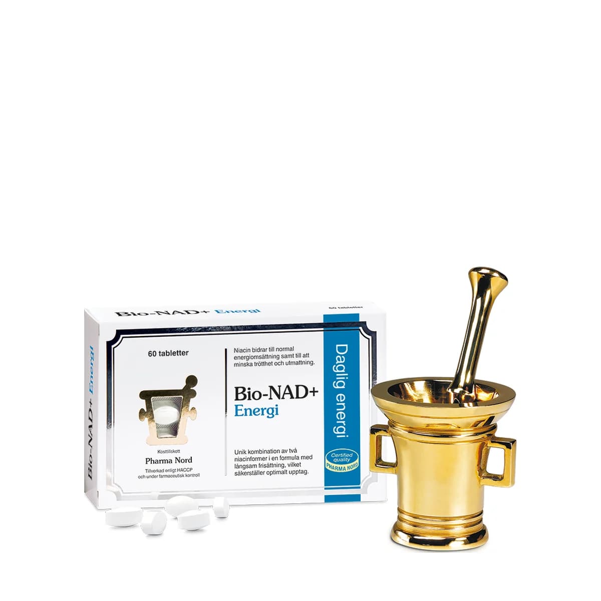 Förpackning: Pharma Nord Bio-NAD+Energi, 60 tabletter