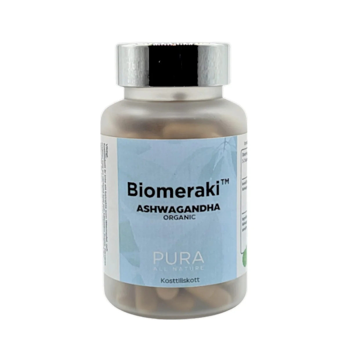 Burk med Biomeraki Ashwagandha Organic