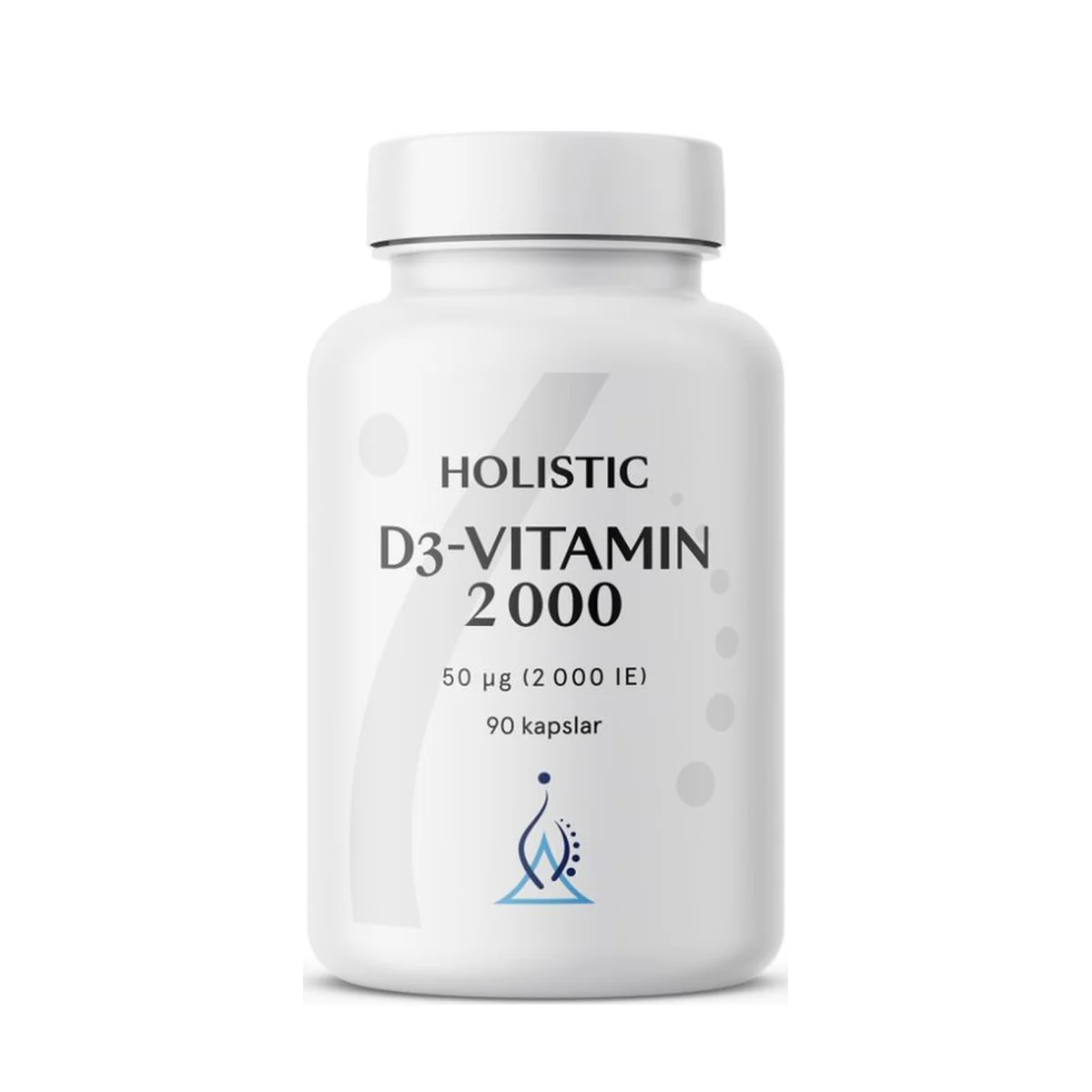 Förpackning: Holistic D3-vitamin 2000, 90 kapslar