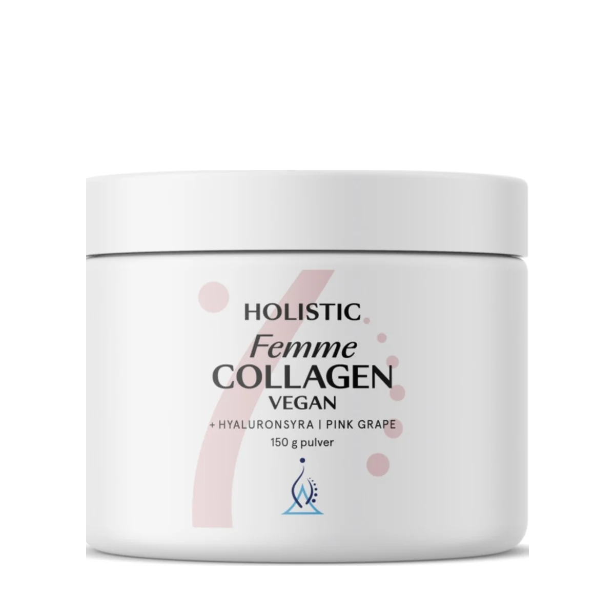 Förpackning: Holistic Femme Collagen vegan + hyaluronsyra, 150 g