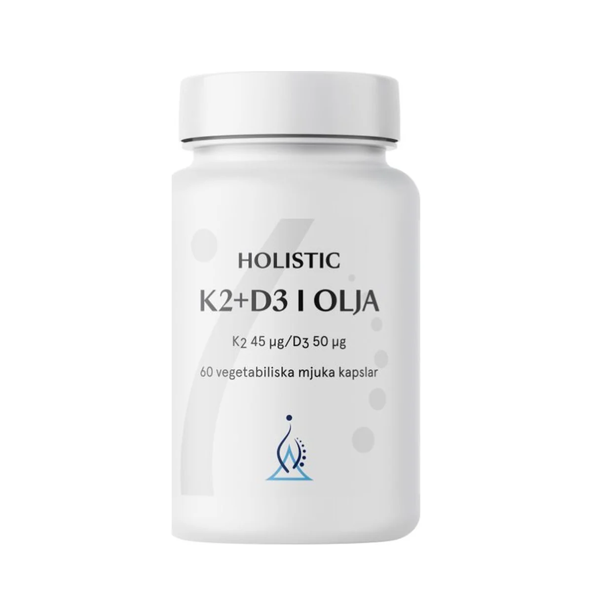 Förpackning: Holistic K2+D3 i olja, 60 kapslar