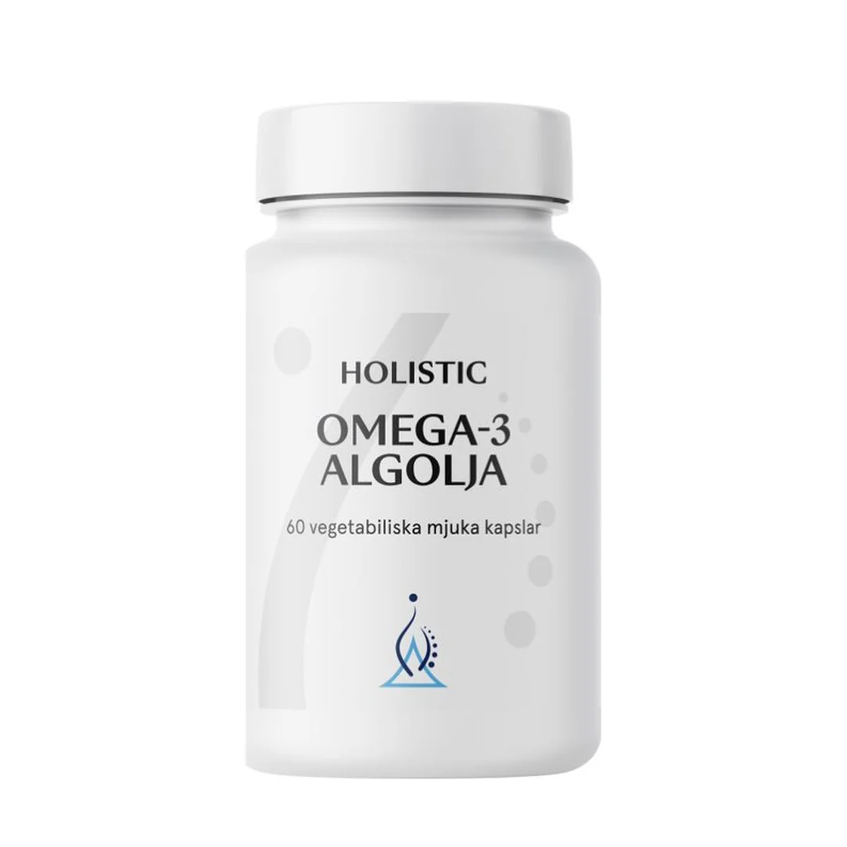 Förpackning: Holistic Omega-3 algolja, 60 kapslar