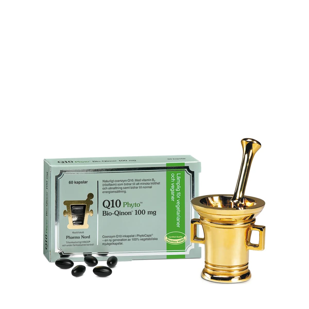Förpackning: Pharma Nord Q10 Phyto 100 mg, 60 kapslar